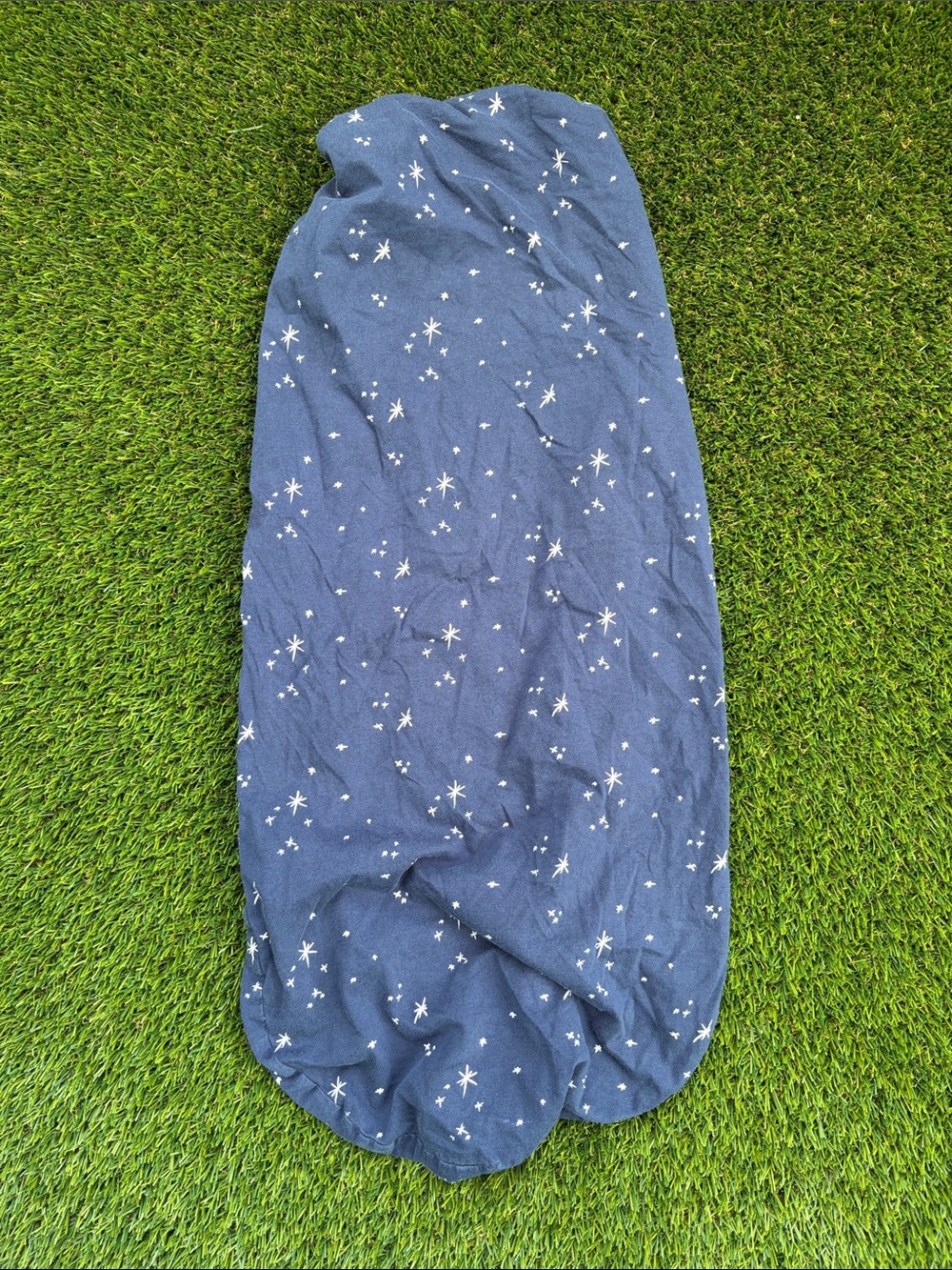 Happiest Baby SNOO Fitted Bassinet Sheet Navy Blue White Stars Celestial
